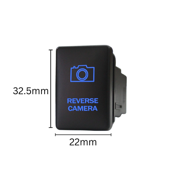 SELECTION: Rectangle Reverse Camera Dash Panel Switch: Toyota Vehicles