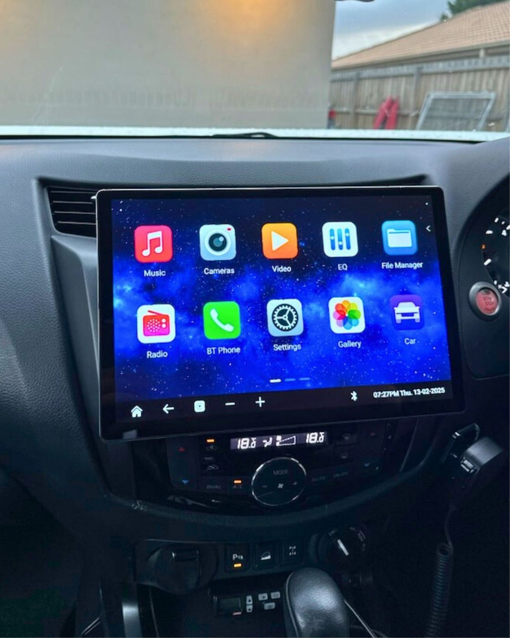 10.1 inch Fascia to suit Nissan Navara NP300 2015+