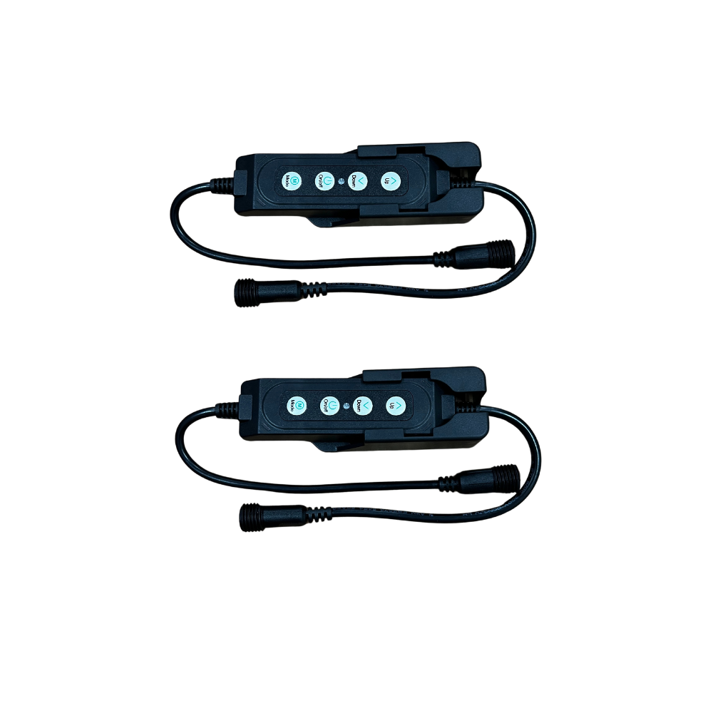 Polaris Camping LED light bar entire kit with bag rolled out