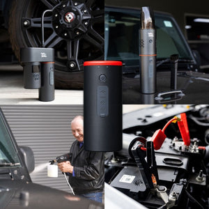 4WD Essentials Kit – Inflate, Clean, Jumpstart & Charge