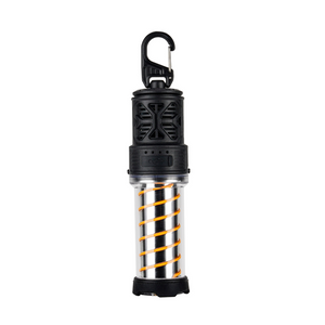 4 in 1 camping light with mozzie repellent coil and hanging hook, black version